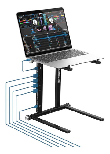 Soporte Para Dj Laptop Con Hub Usb Y Usb C Reloop Stand Hub