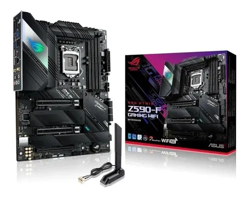 で*ん様 ASUS ROG STRIX Z590-F GAMING WIFI ジ Placa Mae Rog Strix Z590-f Gaming Wifi Ddr4 Lga1200 Asus