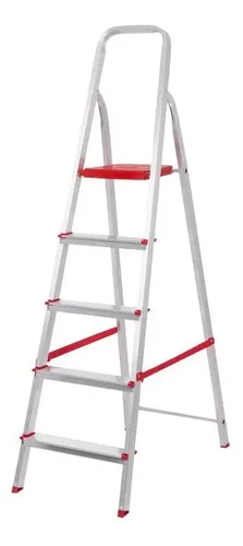Escada Alumã­nio Botafogo Esc0064 5 Degraus Domã©stica - R$ 199,9