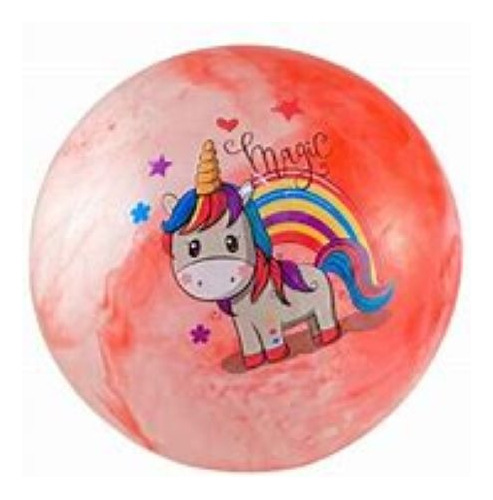 50 Pelotas De Vinil Unicornio 6 Colores Surtidos #8