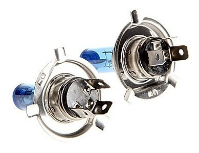 Imagen 3 de 6 de Lampara H4 Efecto Xenon Corta Y Larga Oferta Jgo. X 2 Unid.