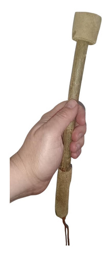 Baqueta De Cuero Gamuza Para Tambor Chamánico Cherokee