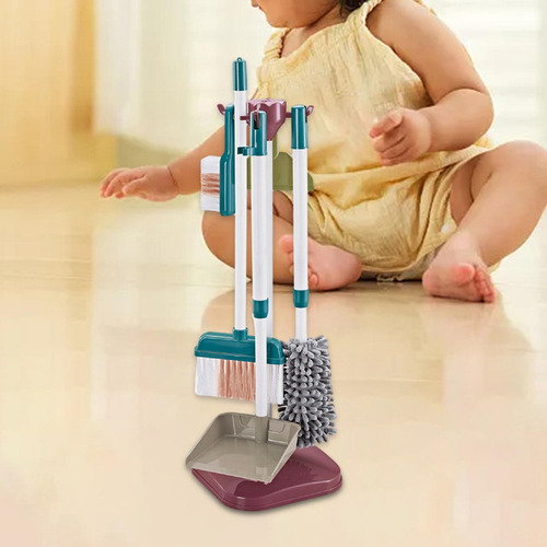 Juego De Limpieza Para Niños Juego De Escoba, Recogedor Y Y