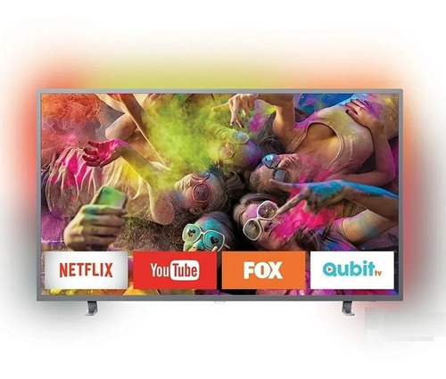 Smart Tv 55 Philips 4k Ultradelgado 55pug6703/77 En Cuotas