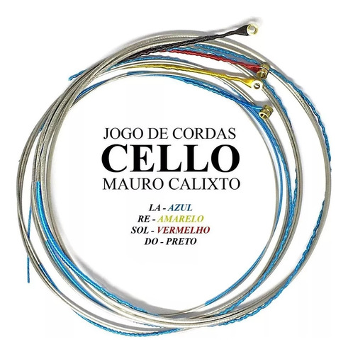 Jogo De Corda P/ Violoncelo Mauro Calixto Especial Cello 4/4