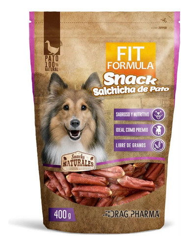 Snack Perros Fit Formula Salchichas De Pato 400gr