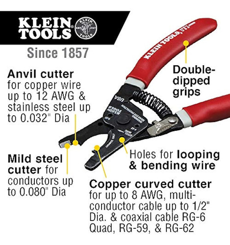 Cortadora De Cables Múltiples Klein-kurve Klein Tools 63020