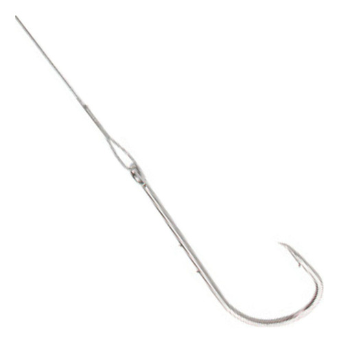 Anzol Encastoado Albatroz 4330 7/0 C/ Cabo 20cm 80lbs 4un
