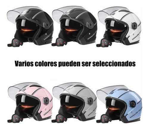 Casco Moto Abatible Con Doble Mica Para Hombre O Mujer