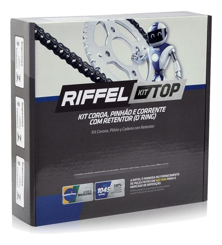 Kit De Transmision Riffel Honda Xre300 (año10-18) Con O-ring