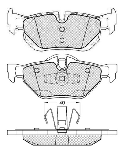 Pastilla De Freno Bmw Serie 4 Coupe - Touring - Cabrio 05/ T