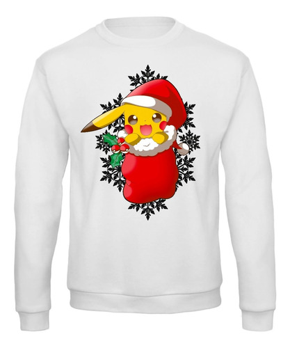 Sudadera Navideña Pikachu En Calcetin Nav027