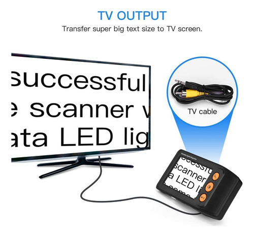 Lupa Portátil De Vídeo Digital Eyoyo Lcd De 3,5 Pulgadas