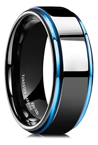 Anillo negro outlet de hombre