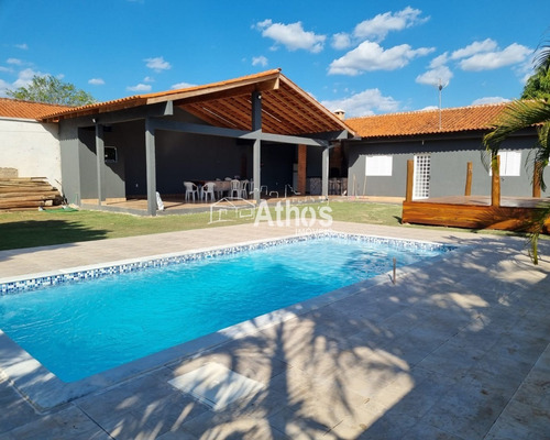 Imagem 6 de 24 de Chácara Com 1.000m², 2 Dormitórios, Wc. Social, Sala, Cozinha Gourmet, Piscina, Poço, Água Encanada, Portão Eletronico. Excelente Localização. - Ch00304 - 69879571