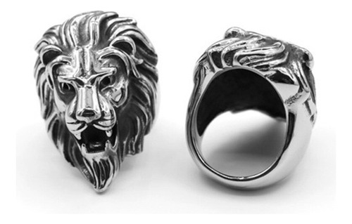 Anillo Aimeilai De Plata Tibetana Con Forma De León, Estilo