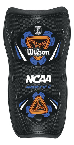 Wilson Ncaa Forte Ii - Espinilleras (talla M), Color Negro