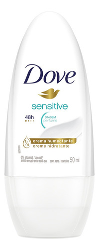 Antitranspirante roll on Dove Sensitive 50 ml