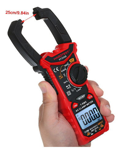 Medidor De Braçadeira Digital Habotest Ac/dc Para Medição De