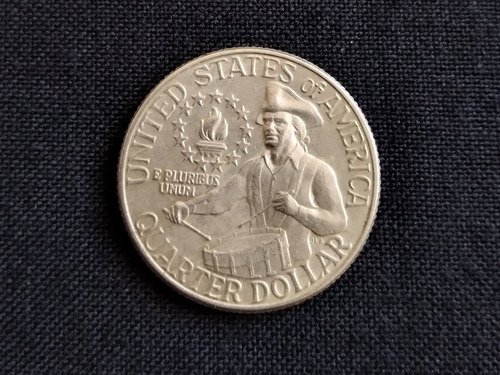 Moneda Usa Cuarto Dolar Níquel 1776 - 1976 Bicentenario. J