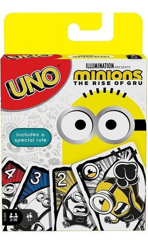 Uno Juego De Cartas Minions Para 2 A 10 Jugadores
