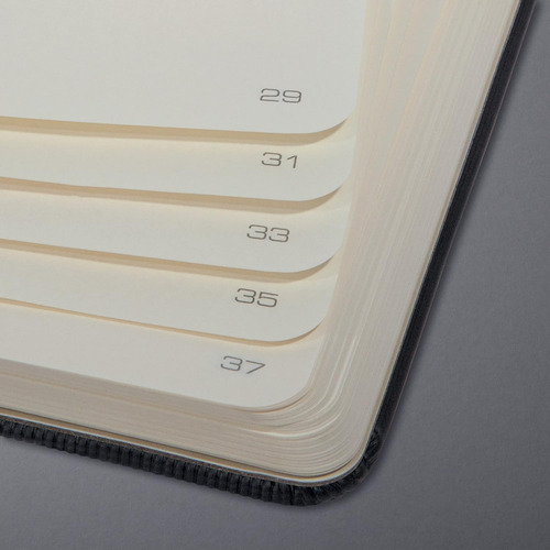 Softcover Lined Notebook With Elastic Closure, Red, A4 ...