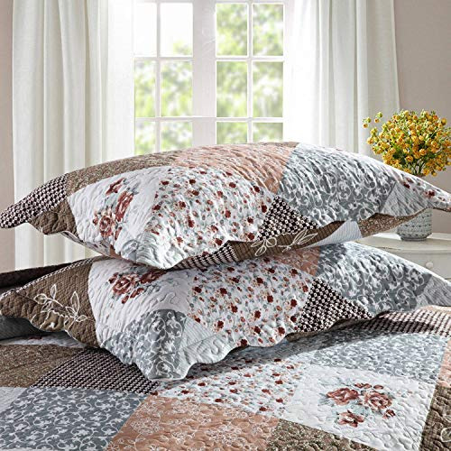 Juego De Cama Individual Microfibra Reversible Estilo Floral