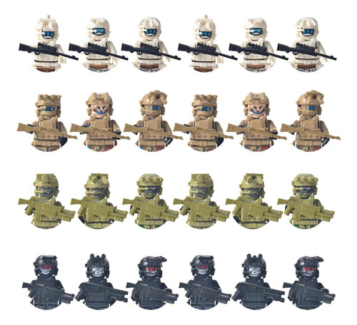 Leerfei Toys Swat Juego De Bloques De Construcción De Para |