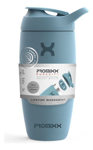 Promixx Pursuit Shaker - Botella De Agua Aislada De Acero In