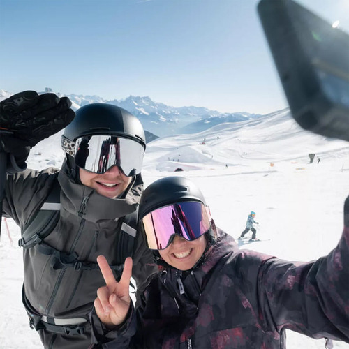 Máscara De Ski E Snowboard G 900 C Hd Wedze Armação Bege G