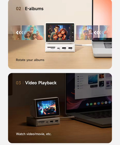 Mini Monitor Pc Usb C Docking Station