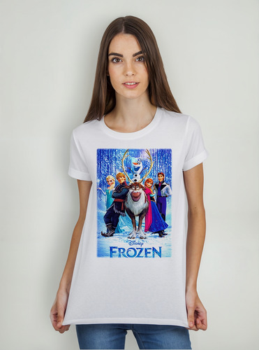 Playera Frozen Diseño 01 Caricaturas Disney Playeras Beloma