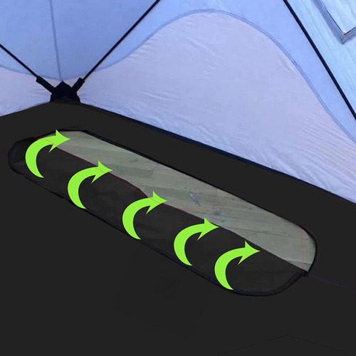 Carpa Portátil Extraíble Estera Para Acampar Refugio 3,5 M