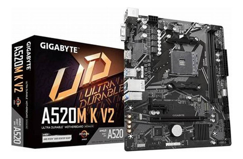 Gigabyte A520m-k V2 Matx Socket Am4 2xddr4-5100/ 4xsata