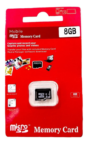 Memoria Micro Sd De 8gb