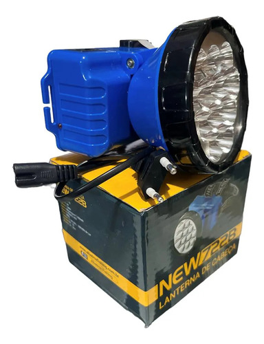 Lanterna De Cabeça 12 Leds Albatroz 722 Bateria Dura Até 19h