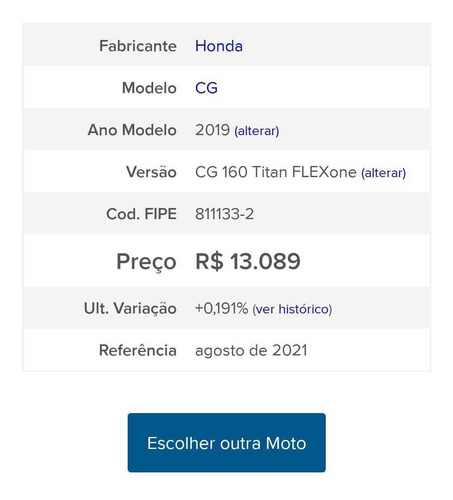 Imagem 7 de 15 de Honda Cg Titan 160 2019