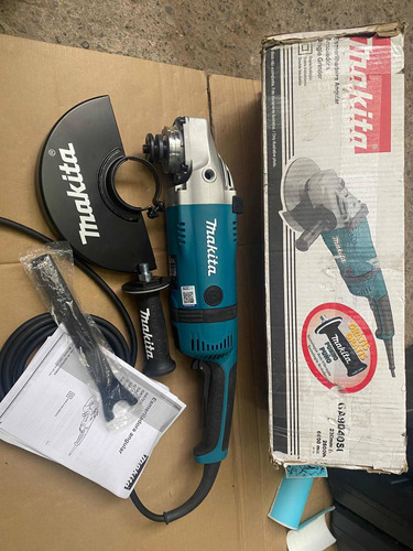 Imagen 3 de 3 de Esmeriladora Angular Makita 2600w 230mm Sin Embalaje
