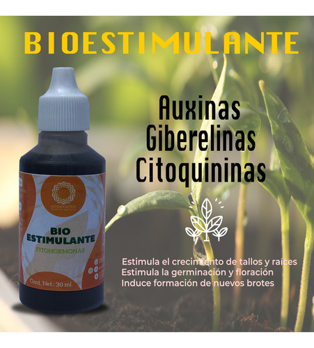 Kit Estimulantes Para Plantas (enraizador, Bioestimulante, )