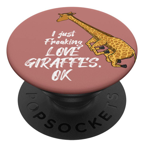 Freaking Love Giraffe Cute Animal Lover Regalo Popgrip: