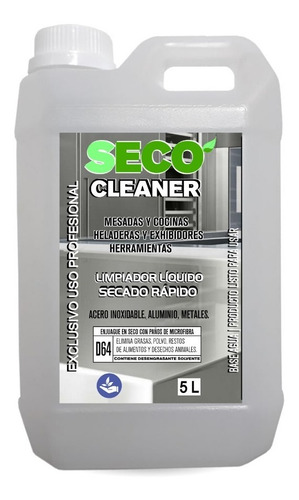 Limpiador En Seco Acero Inoxidable/metales 5 L