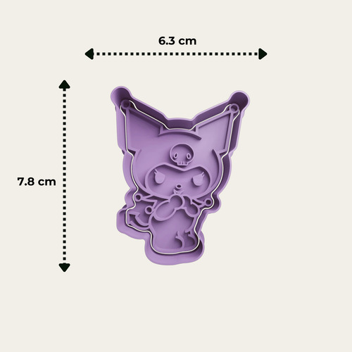 Set 8 Cortadores De Galletas Gatita Conejita Kawaii Kitty