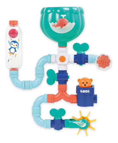 Jueguete Bebe Baño Ducha Circuito Agua Ludi Didactico Trex