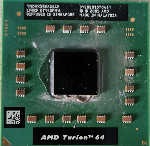 Micro Amd Turion 64 Mobile Mk-38 (tmdmk38hax4cm)+coller+disi (Usado)
