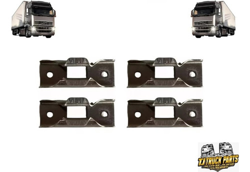 Kit Com 4 Trava Grade Frontal Inferior Volvo Fh Fm 20532730