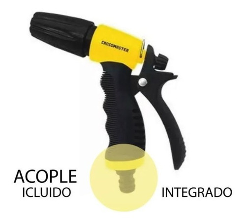 Imagen 3 de 4 de Pistola Plástica De Riego Ajustable Crossmaster 9937908