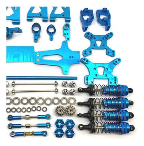 Wltoys 144001 Kit De Actualización De Metal Repuestos Azul