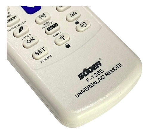 Control Remoto Aire Acondicionado Para Sanyo Noblex Philco
