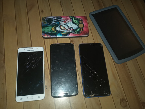 Lote 3 Celulares Libres Y 1 Tablet