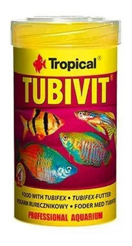 Ração Para Peixe Tubivit Pote 20g Tropical